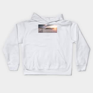 Newport Beach panorama at Sunset Kids Hoodie